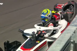 Bearman dreigt kwalificatie te missen na zware crash in Madrid
