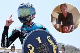 Marc Marquez lets loose at championship party in viral celebration videos