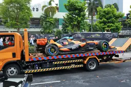 Straf dreigt voor McLaren na incident tussen Norris en Piastri in Singapore