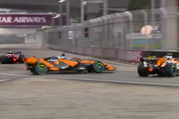 Norris and Piastri collide on dramatic final lap of Singapore GP Sprint