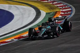 Russell krijgt nogmaals een zware gridstraf voor Singapore Grand Prix
