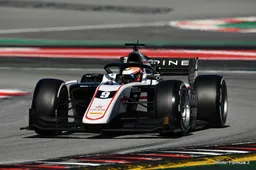 F2: Lundgaard tops day one of Barcelona test