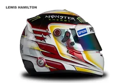 F1 2015: Driver helmets