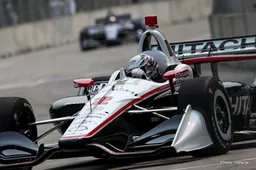 Indycar Detroit Race 1: Newgarden wins after delay