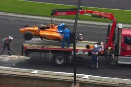 Alonso unhurt in high speed Indy 500 practice crash