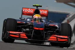 Hamilton raced McLaren MP4-25A sold for $6.6-million