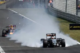 Force India blames Hungaroring kerbs for failures