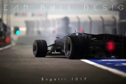 Bugatti 2020 F1 concept car by Sean Bull