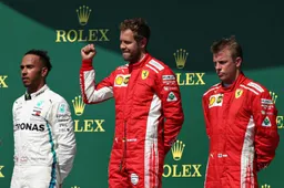 Bristish Grand Prix Podium & Press Conference