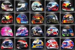 2018 Formula 1 Driver Helmets