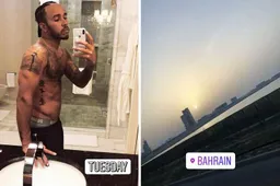New look Hamilton jets into Bahrain for desert showdown