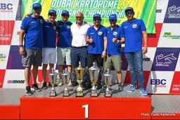 Podium for Alonso and friends at Dubai Kartdrome 24-Hours