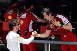 Alonso era very much over at Ferrari and begins at McLaren