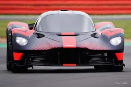 Newey's beautiful Valkyrie on track at Silverstone