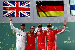 Australian Grand Prix Podium & Press Conference