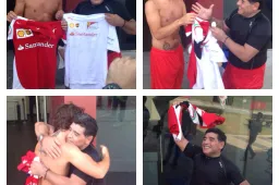 Alonso enjoys 'special training' with Maradona in Dubai