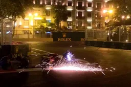 Safety changes made overnight to kerbs and pitlane in Baku