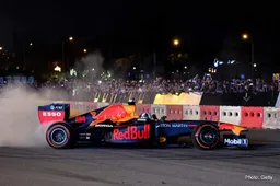 Red Bull burn rubber in Hanoi