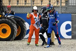 Hartley crashes heavily in Barcelona FP3