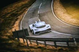 F1 inspired Mercedes-AMG Project One hits the road