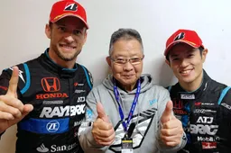 Button is Big in Japan with Super GT title.