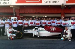 Sauber first of Ferrari powered teams to hit the track
