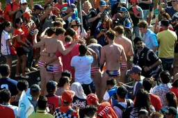 F1 fans arrested over Malaysia-flag undies at grand prix