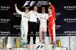 Abu Dhabi Grand Prix: Podium ceremony