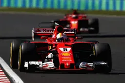 Hungarian Grand Prix: Vettel heads Ferrari one-two
