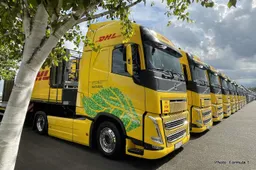 Formula 1 biofuel trucks reduce emissions by 83%