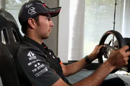 Perez virtual hot lap around Hermanos Rodriguez Circuit