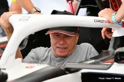 Gene Haas drives F1 car on team’s 10-year milestone at Goodwood