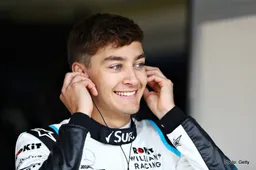 Russell ends virtual GP season with fourth straight victory