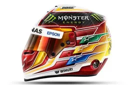 Raí Caldato helmet design chosen by Hamilton