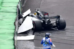 Hamilton crashes out of qualifying in Brazil