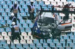 How did a Porsche end up in the stands? And sad condolences