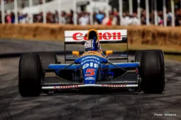 Williams reunites Mansell with F1 title winning FW14B