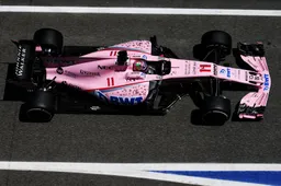 Force India fined for small numbers