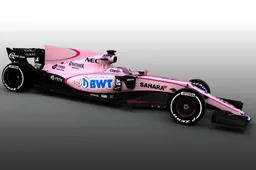 Force India changes to pink livery
