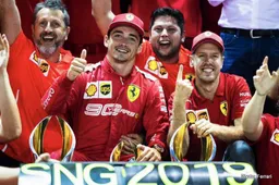 Leclerc and Vettel in battle for third place