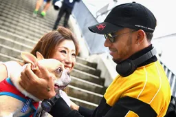 Lewis meets wannabe Roscoe at Suzuka