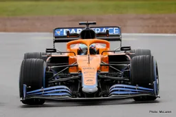 McLaren complete first filming day at Silverstone, run new MCL35M