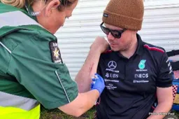 Australian Grand Prix spectator injured by car debris