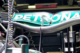 Mercedes unveil unique spoon rear wing