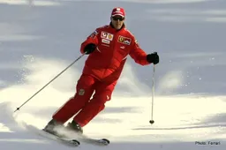 Schumacher skiing leisurely before accident