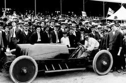 Where was motor racing first held and how did it evolve?