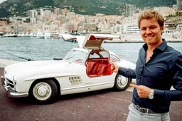 Video: Rosberg's $2-million Mercedes 300SL gullwing