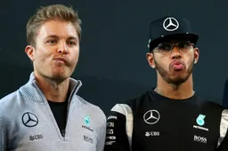 Hamilton and Rosberg tension evident at Mercedes function