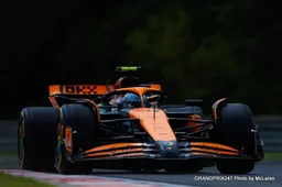 Hungarian GP FP2: Norris from Verstappen, Leclerc crashes