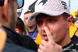 Norris' nose pays the price of success